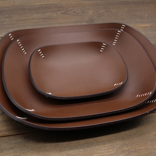 Leather Valet Tray Gift for Men. Desk Organizer. Desk Catch Etsy