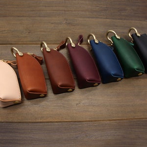 Portachiavi in pelle, tasca per chiavi in pelle, organizer per chiavi, portachiavi in pelle per auto, cover per chiavi per auto, custodia per chiavi in pelle, borsellino per chiavi in vera pelle, portachiavi