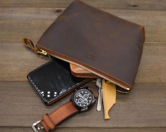 Bolso cosmético de cuero personalizado hombres dopp kit bolsa de novias regalo bolsa de maquillaje personalizado regalo de boda hombres bolsa de tocador