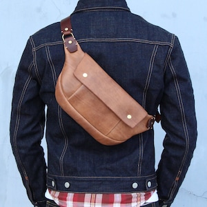 Leder Bauchtasche Cognac Leder Gürteltasche Reisetasche Festival Pack Leder Hip bag Gürteltasche mit Beutel & Taschen für Phone Wallet