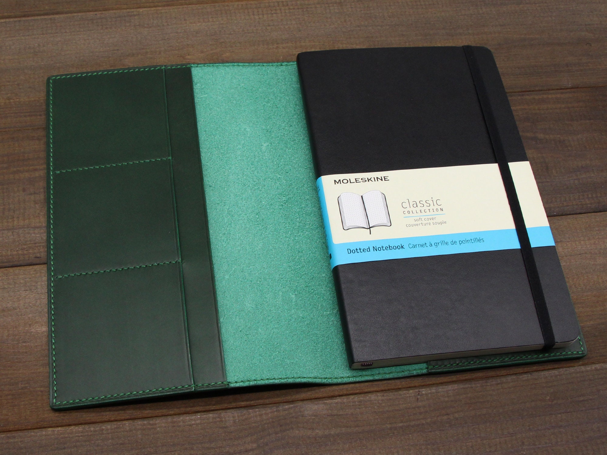 Moleskine Classic Collection Large dotted notebook review + pen test 