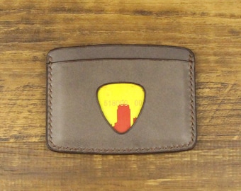 Carta in pelle, portafoglio sottile, tasca frontale portafoglio, Slim minimalista, portafoglio personalizzato, porta carte di credito, titolare della carta in pelle