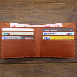 Leather Bifold Wallet,Minimalist Leather Wallet,Personalized Wallet,Mens Slim Wallet,Mens Wallet,Leather Credit Card Holder,Card Wallet