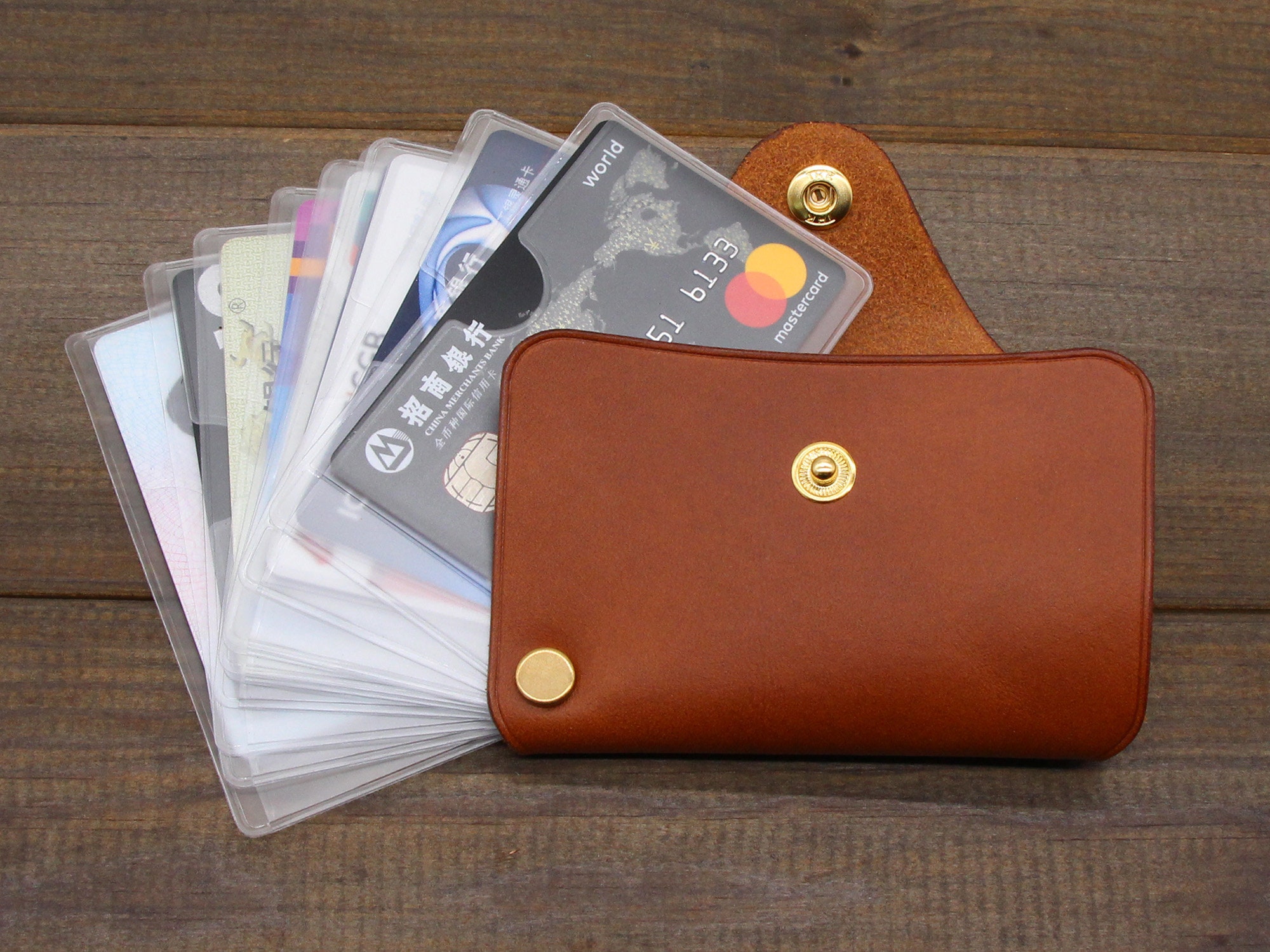 Leather credit card holder case Leather Card Holder Leather Card Sleeve Personalized card holder Slim Credit Card Holder Groomsmen gift