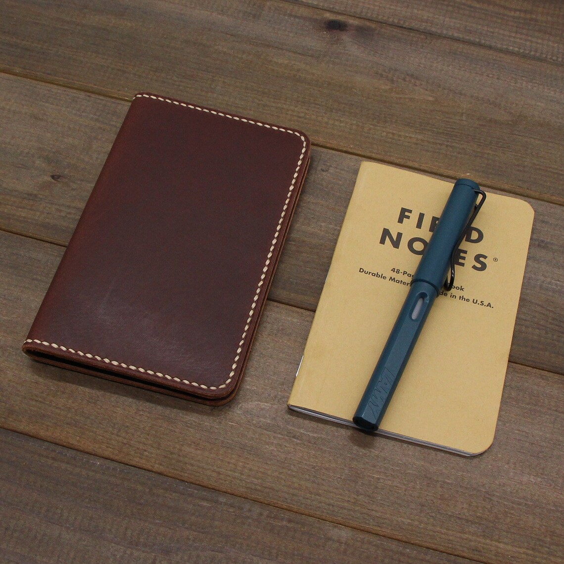 Pocket Notebook Cover Field Notes Cover Leather Journal Etsy