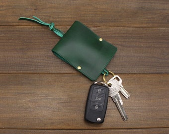 Leder-Schlüsselanhänger, personalisierte Leder-Autoschlüssel-Etui,  Leder-Schlüssel-Organizer, Leder-Schlüsseletui, Leder-Schlüsselanhänger,  Schlüsselabdeckung, Leder-Autoschlüsselanhänger - .de