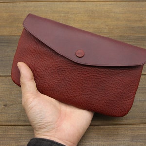 Borsa con pochette in pelle personalizzata, borsa da viaggio, borsa in pelle, pochette monogrammata, regalo monogramma per lei, regalo personalizzato per damigella d'onore