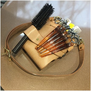 Fatti a mano In pelle Forbici Holder Borsa per parrucchieri Forbici Case forbici in pelle sacchetto Forbici per parrucchieri Forbici Shear Holster