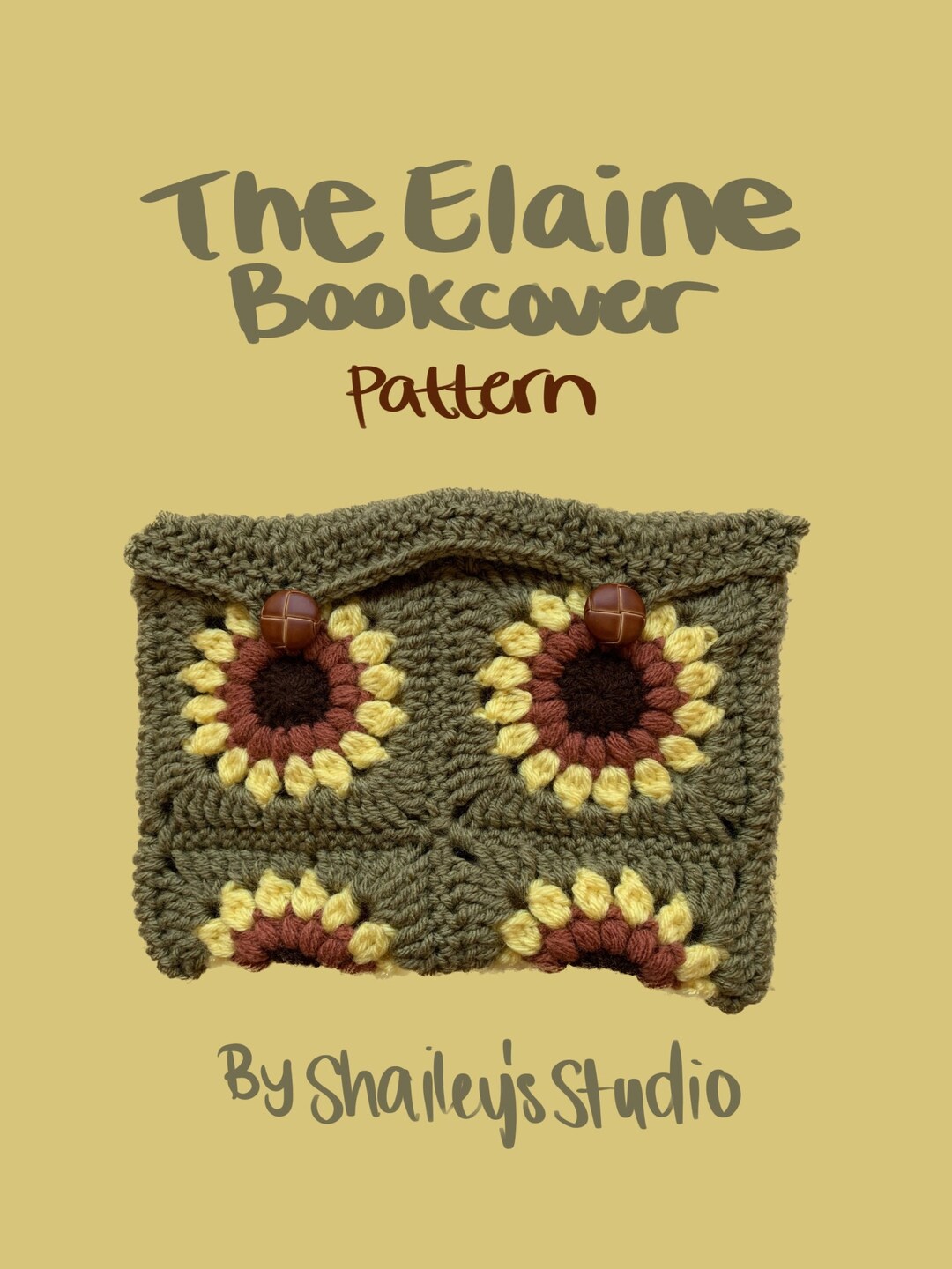 The Elaine Bookcover *pattern Only* - Etsy