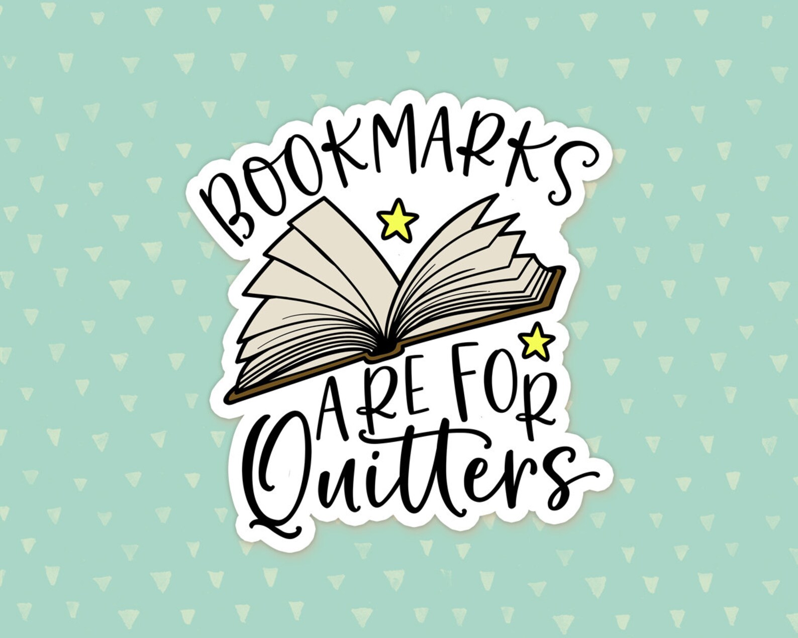 Book Quote Sticker Sheet Reading Sticker Bookmarks Are For | Etsy