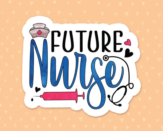 Nursing Stickers - Perfect Nursing Gifts for Nurses - Look Great On  Laptops, Planners, Car Decals, Water Bottles, Waterproof Durable 100% Vinyl