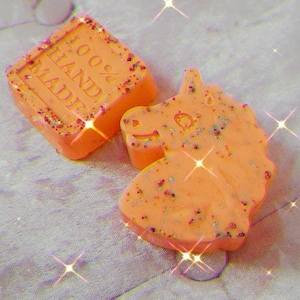 NEW clementine handmade unicorn seasoap set