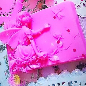 scented soap, soap gift, seaside soap, vegan cruelty free, rose shea butter * seatangles rose fairy seasoap set