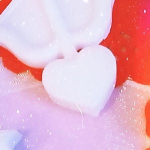 vanilla icecream scented soap, cupid arrow shea butter set