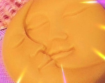 vanilla scented moon soap, july birthday gift, vegan cruelty free