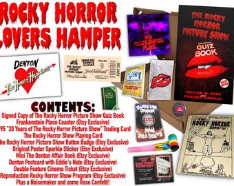 Rocky Horror Lovers Hamper (Letterbox Gift) with SIGNED COPY of The Rocky Horror Picture Show Quiz Book