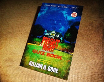 Fright Night Unauthorized Quiz Book by Killian H. Gore SIGNED COPY