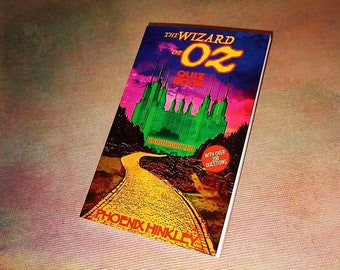The Wizard of Oz Unauthorized Quiz Book by Phoenix Hinkley SIGNED COPY