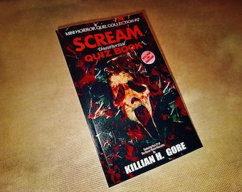 Scream Unauthorized Quiz Book by Killian H. Gore SIGNED COPY