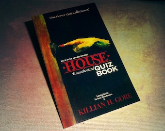 House Unauthorized Quiz Book by Killian H. Gore SIGNED COPY