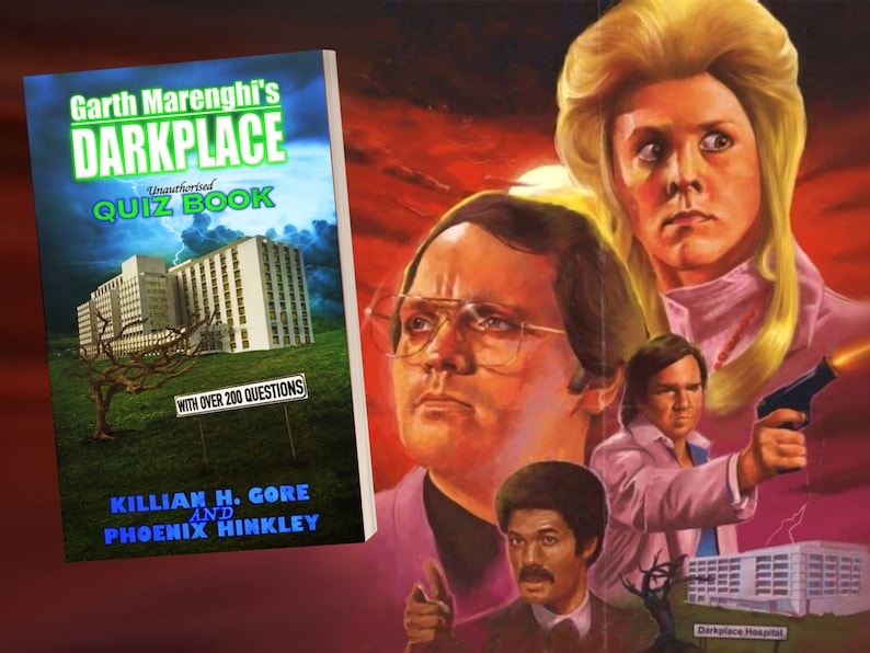 Garth Marenghi's Darkplace Unauthorised Quiz Book by Killian H. Gore and Phoenix Hinkley SIGNED COPY image 7