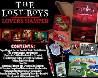 The Lost Boys Lovers Hamper (Letterbox Gift) with SIGNED COPY of The Lost Boys Extended Edition Quiz Book by Killian H. Gore
