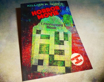 Horror Movie Crossword Book by Killian H. Gore SIGNED COPY