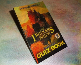 The Princess Bride Unauthorized Quiz Book by Phoenix Hinkley SIGNED COPY