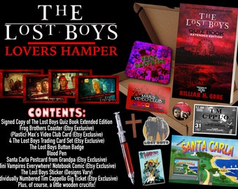 The Lost Boys Lovers Hamper (Letterbox Gift) with SIGNED COPY of The Lost Boys Extended Edition Quiz Book by Killian H. Gore
