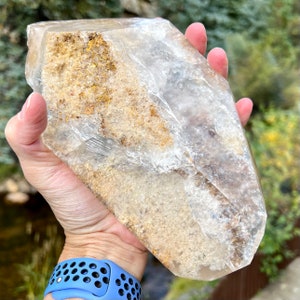 XL Raw Shaman Garden Quartz With Stand! Connect to Higher Consciousness