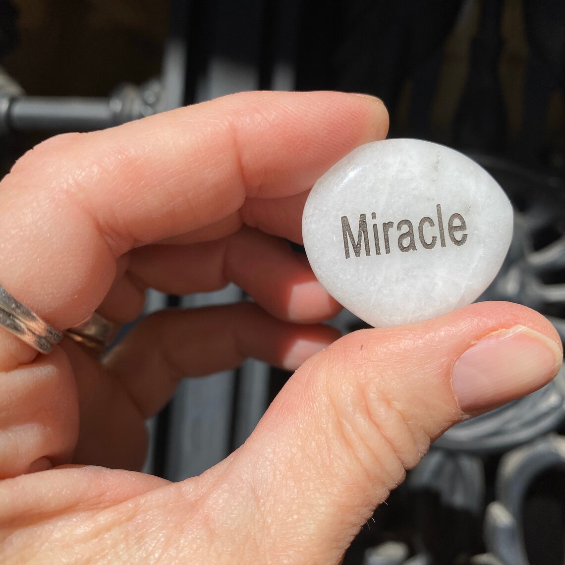 Small Positive Word Pocket Gemstones Choose Your Word and Etsy