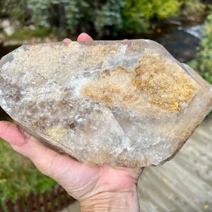 XL Raw Shaman Garden Quartz With Stand! Connect to Higher Consciousness