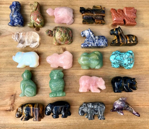 Choose Your Spirit Animal Totem Carved Animals From Crystals - Etsy Choose Your Spirit Animal Totem Carved Animals From Crystals - Etsy
