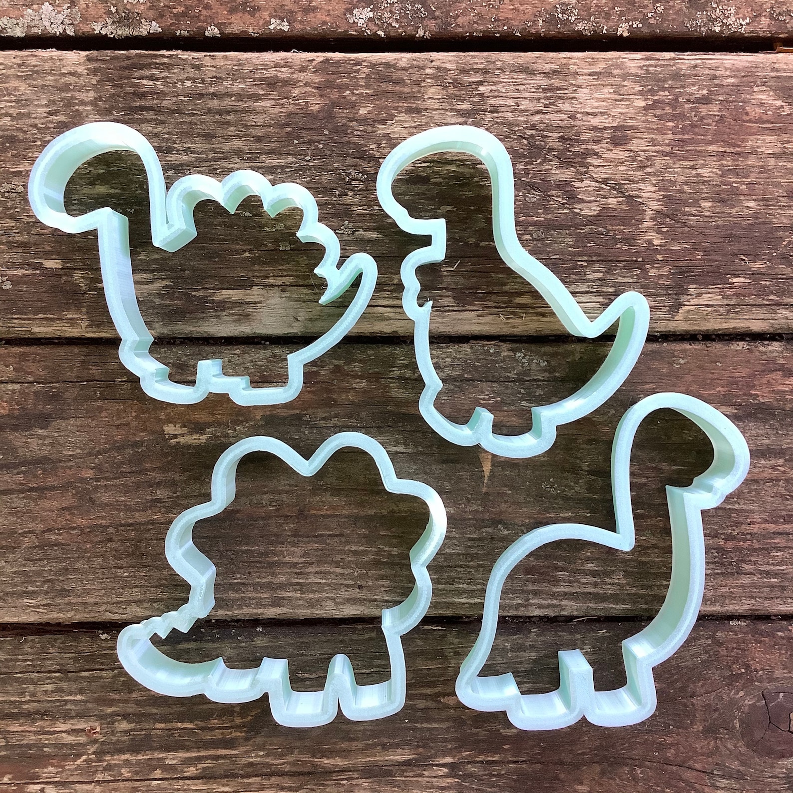 Dinosaur Cookie Cutter Set Etsy