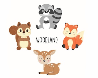 Woodland Animal Cookie Cutter Set