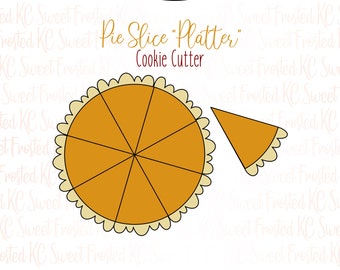 Ruffle Crust Pie Slice Cookie Cutter