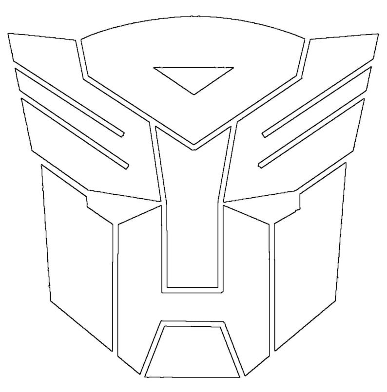 Чертеж оптимуса прайма из бумаги