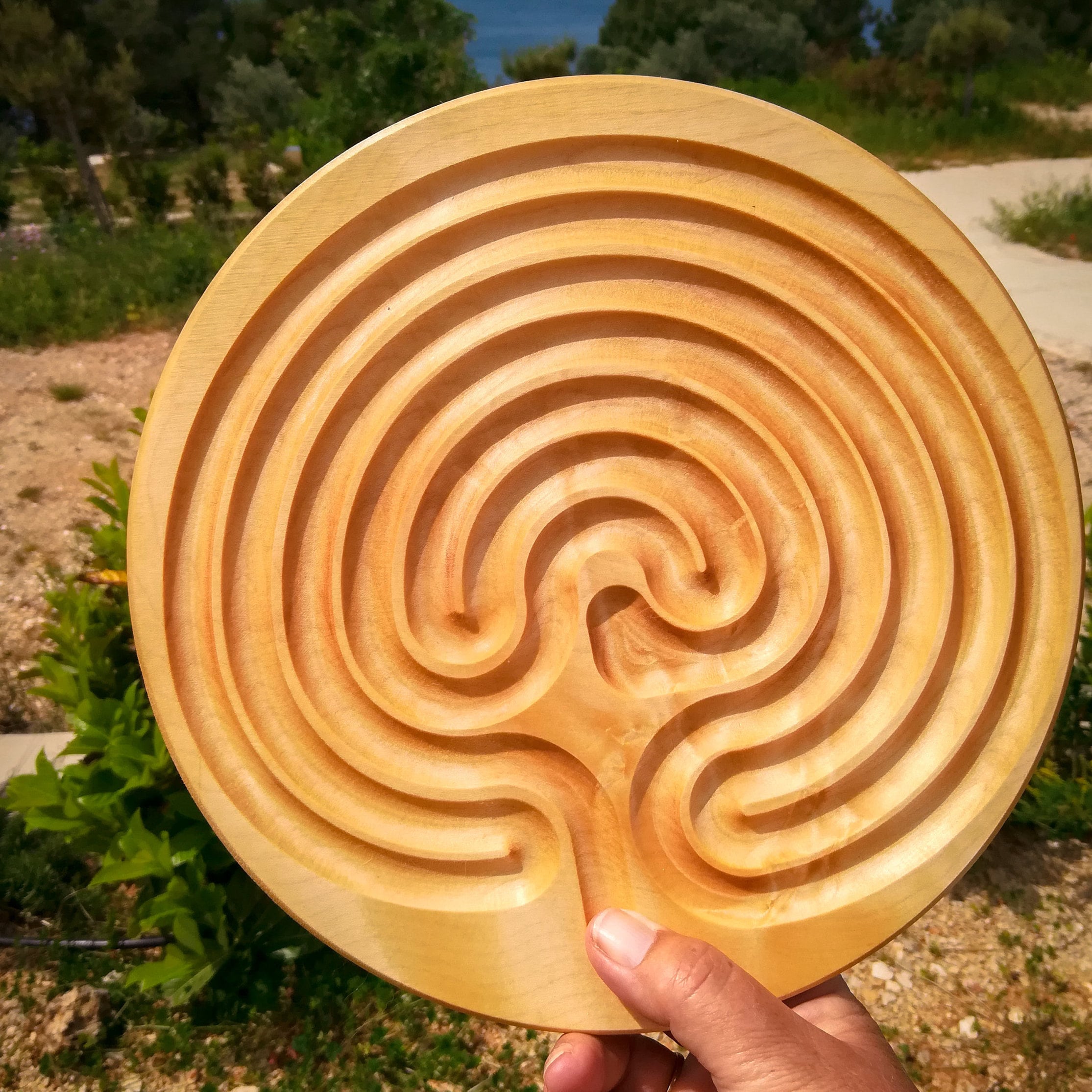 Finger Labyrinth Classic for Meditation, 10,2", Oilt - Etsy UK