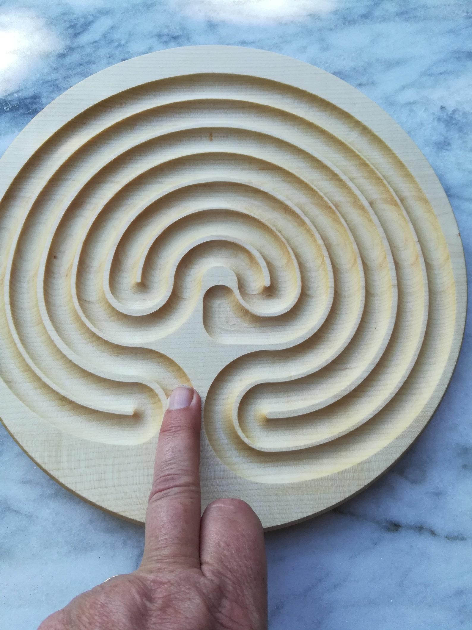 Finger Labyrinth Classic for Meditation, 10,2", Oilt - Etsy UK