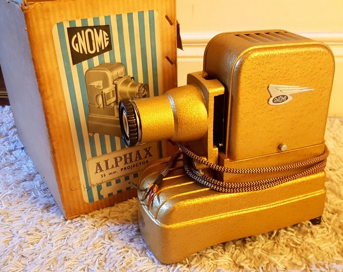 Vintage Gnome Alphax 35mm Slide Projector Etsy UK