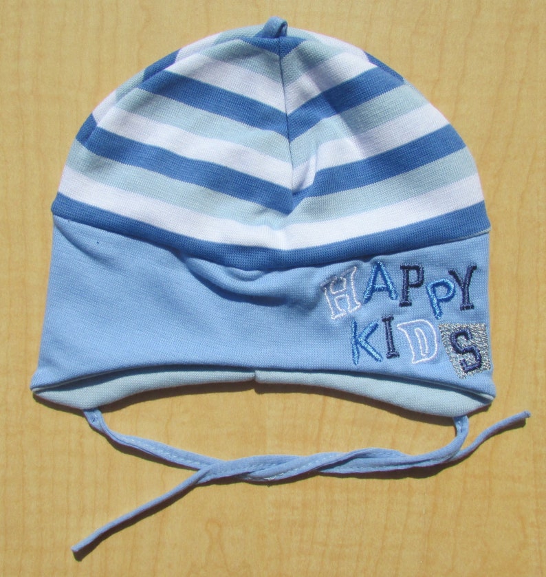 toddler hat with ties