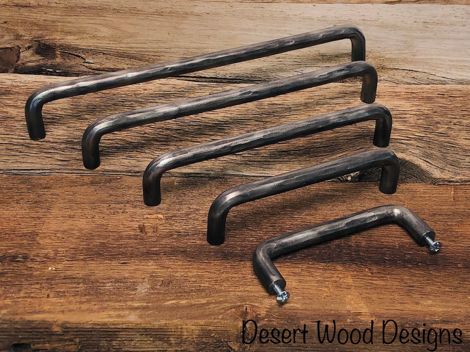 Hand Hammered Pulls. Farmhouse, Studio, Modern, and Rustic Etsy