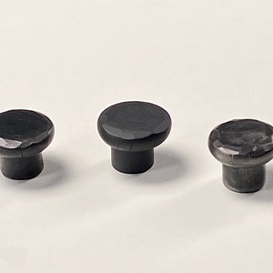 Hand Forged Hammered Iron Cabinet Knob. Round. (Chesapeake)