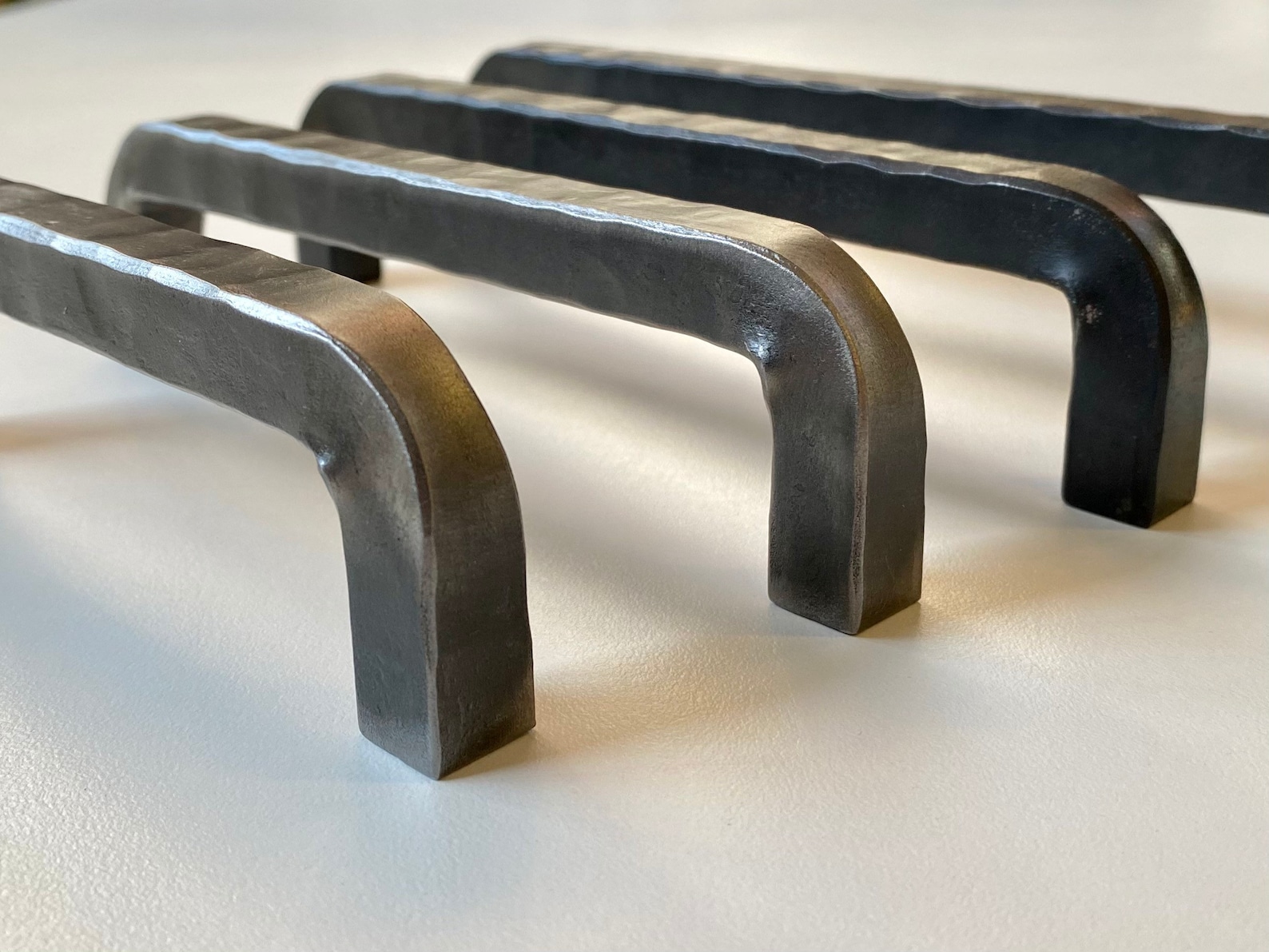 Hand Hammered Pulls. Farmhouse Industrial Etsy