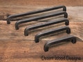 Hand forged cabinet pulls. 1/2” square stock. (Salinas)