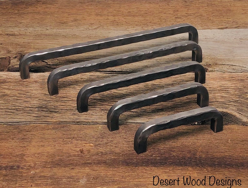 Hand Hammered Pulls. Farmhouse Industrial Etsy