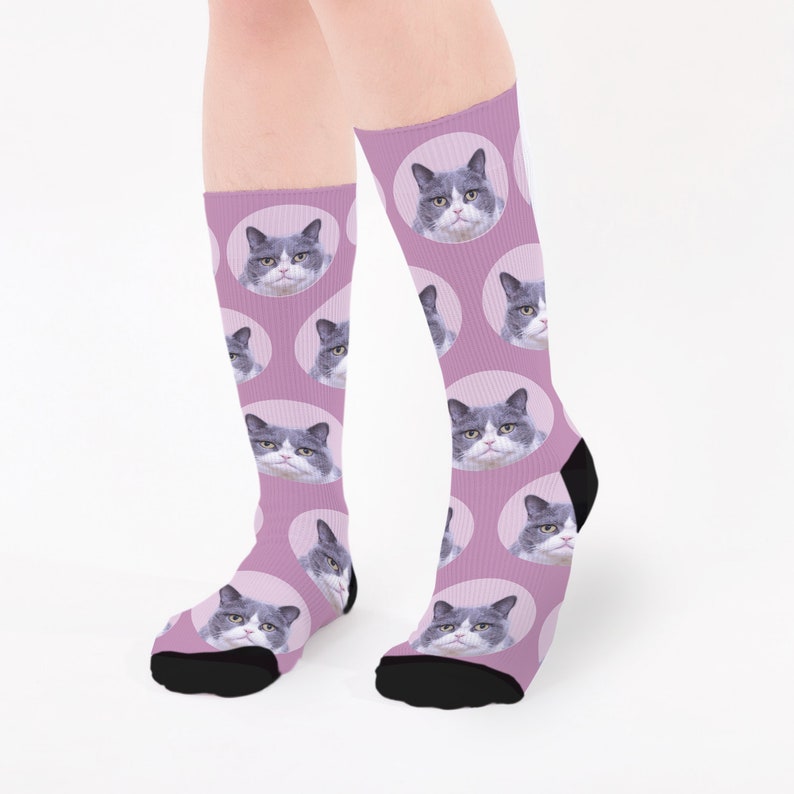 Custom Pet Socks Personalized Dog Face Socks Cat Photo | Etsy