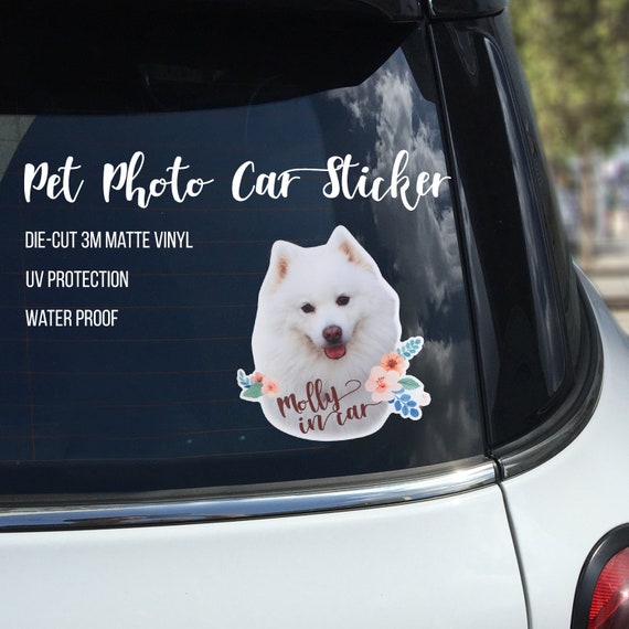 Custom Dog Sticker for Car Dog Car Decal Dog Car Sticker Etsy