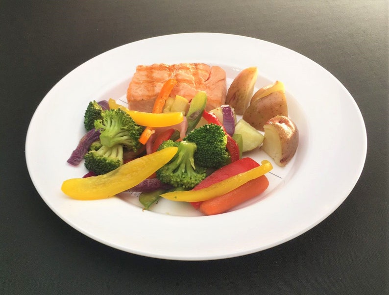 Melamine Healthy Portion Plate Picture/dishwasher Safe Etsy