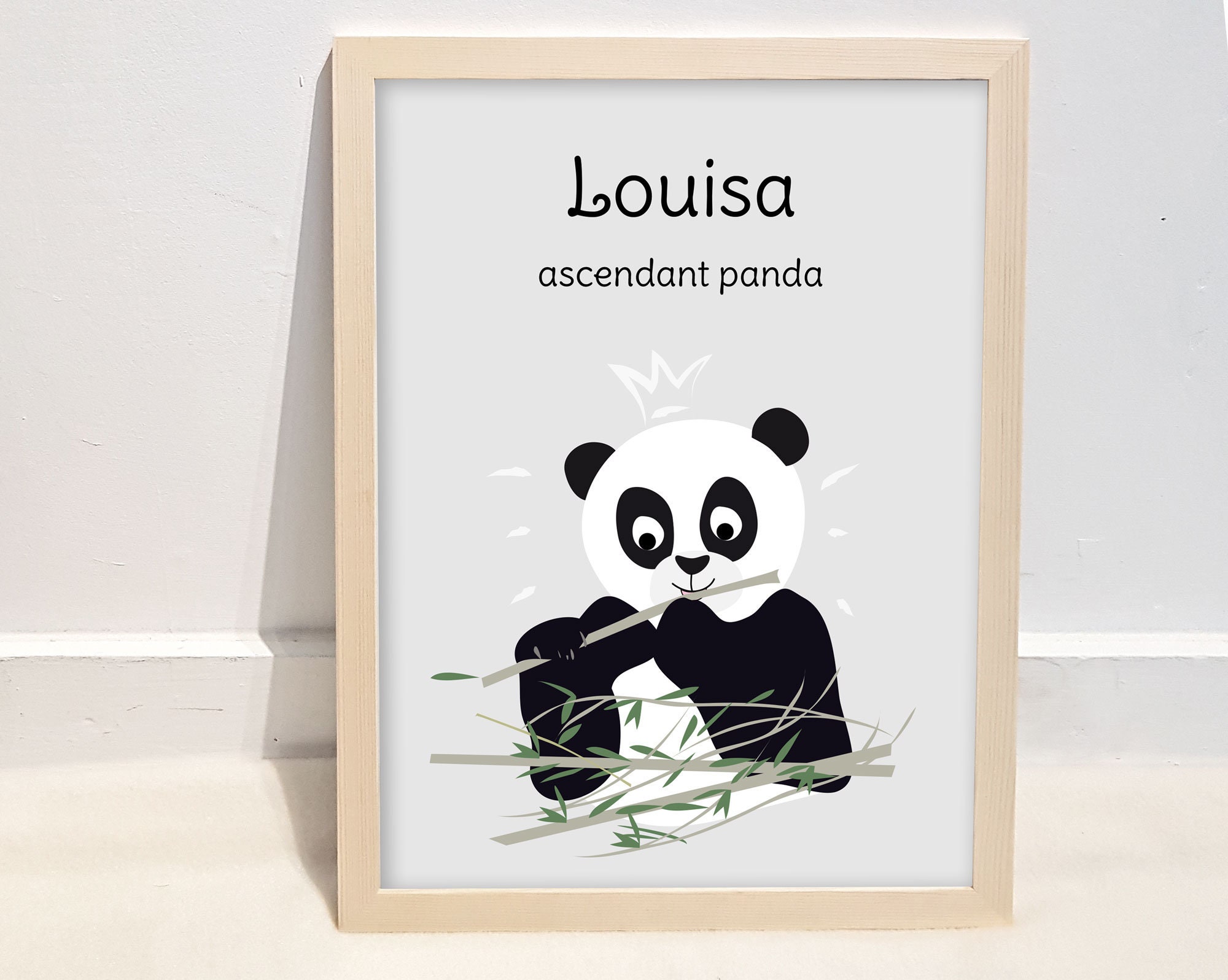 Affiche Personnalisée Du Petit Panda